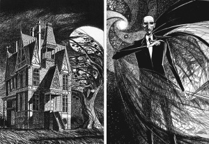 halloween tree illus