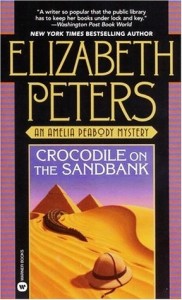 crocodile on the sandbank