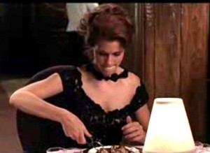 Pretty woman Julia roberts escargot eating