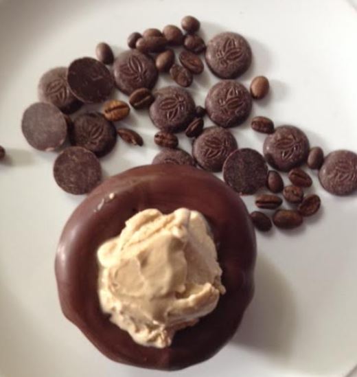 mocha brownie bowl ice cream