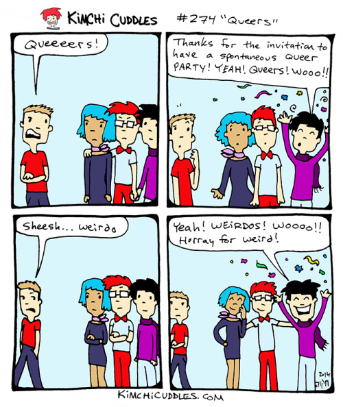 Kimchi Cuddles #274 - "Queers" from KimchiCuddles.com