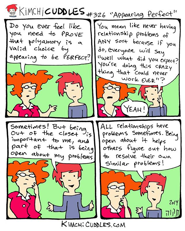 Kimchi Cuddles #326 - "Appearing Perfect" from KimchiCuddles.com