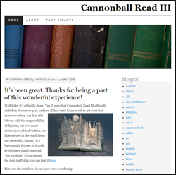 Our very first group blog: cannonballread3.wordpress.com