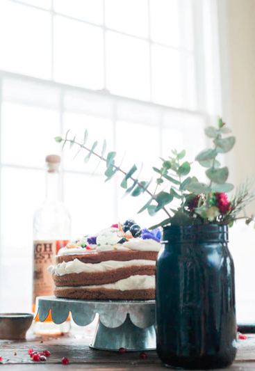 Delightfully Light Orange Blossom Water Moist Cake with Indulgent Cream Cheese Frosting Recipe