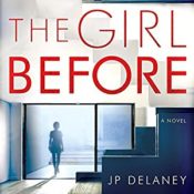 Audiobook cover showing a silhouette against a glass door