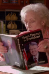 Betty White reading fake Jimmy Carter bio in