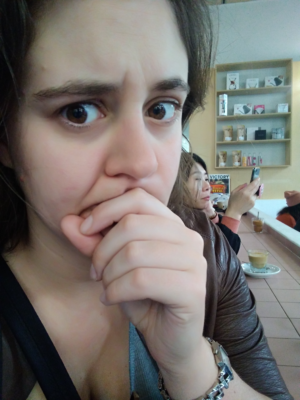 Me, a dumbarse, wondering why she has not purchased bilingual books