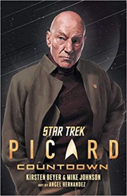 Cover of Star Trek graphic novel showing Jean Luc Picard