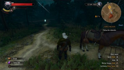 Screen-cap of the Witcher 3. Evil Fetus demon baby