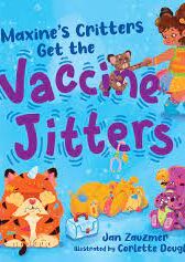 Cover of Book, w/Title, young Black female presenting child & stuffed animals, shivering in anxiety