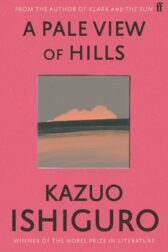 Pink cover with a semi-abstract image of a pale mountain