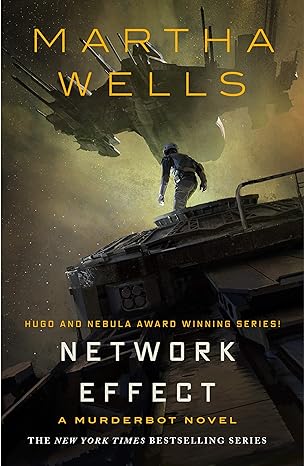 The cover of the book "Network Effect" by Martha Wells.