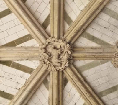 Ceiling detail from Christchurch Priory