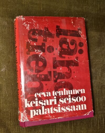 Red book cover on green background.