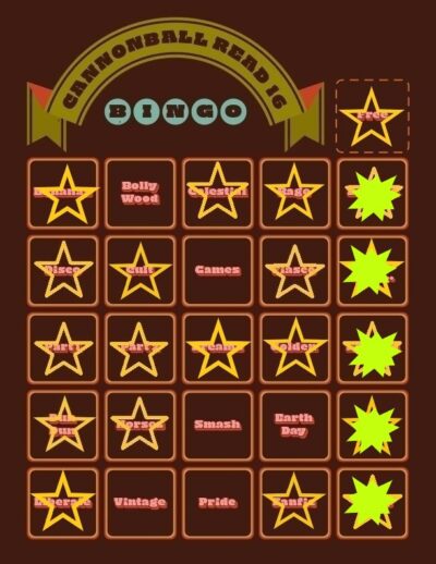 CBR26 Bingo Board showing bingo on right side column