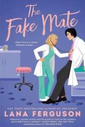 the fake mate by lana ferguson, romance novel with illustrated cover