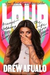 Cover, Loud, by Drew Afualo, Picture of Samoan woman,, hand covering her mouth, with colorful concentric circles behind her.