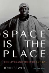 Image of Sun Ra, Cover of Space is the Place by John Szwed