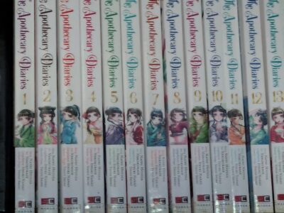 Apothecary Diaries manga spines