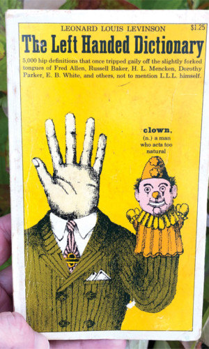 Front Cover Left Handed Dictionary