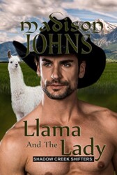 llamareadsbooks Cover of Llama and the Lady by Madison Johns